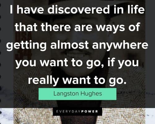 Motivational Langston Hughes quotes