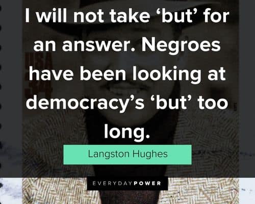 Inspirational Langston Hughes quotes