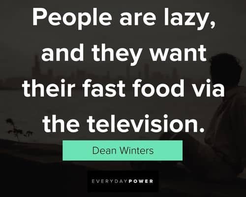 lazy people quotes about the television
