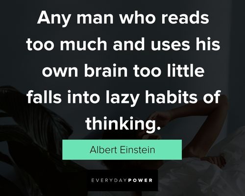 lazy people quotes about habits of thinking