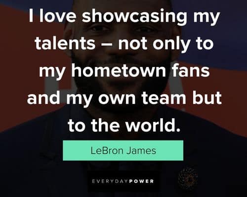 Lebron James quotes to helping others 