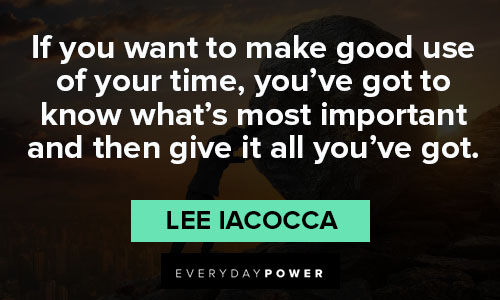 Lee Iacocca quotes about taking action