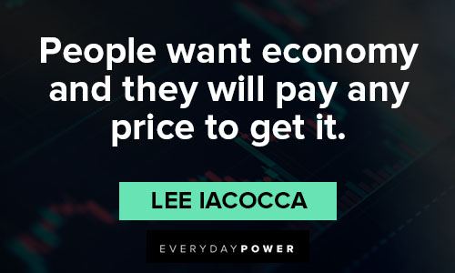 Lee Iacocca quotes about economy 