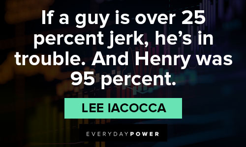 Motivational Lee Iacocca quotes