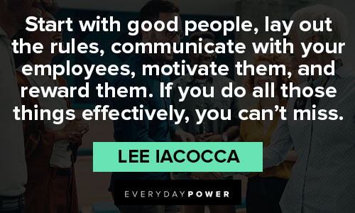 Random Lee Iacocca quotes