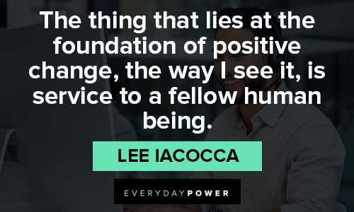 Lee Iacocca quotes of human