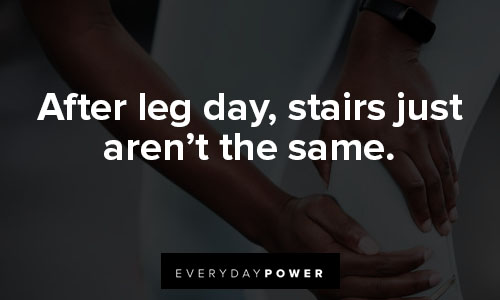 leg day quotes about after leg day, stairs just aren't the same