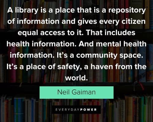 library quotes from Neil Gaiman