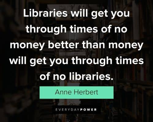 library quotes and saying