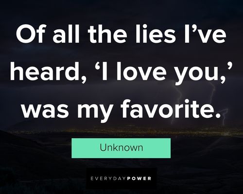 favorite lies quotes