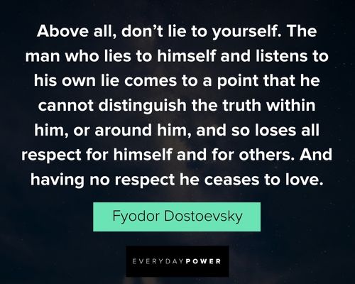 lies quotes fmo Fyodor Dostevsky