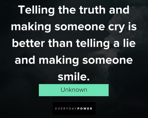 lies quotes about telling the truth