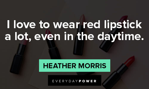 lipstick quotes on i love to wear red lipstick a lot, even in the daytime