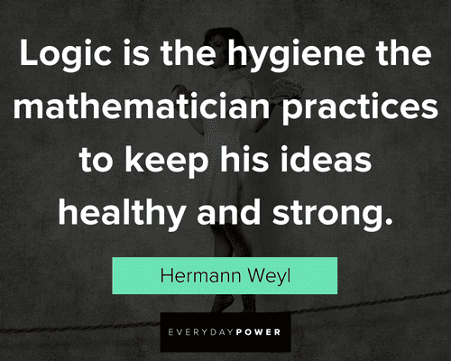 logic quotes about logic is the hygiene the mathematician practices to keep his ideas healthy and strong