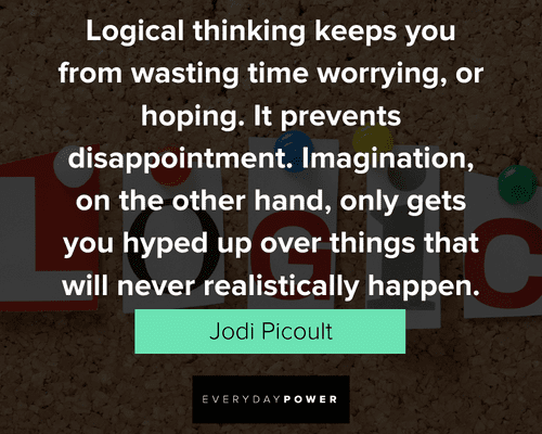 logic quotes about thinking