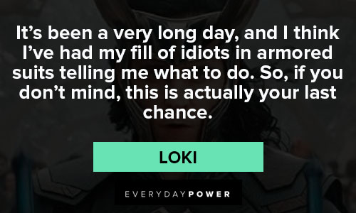 Loki quotes on chance