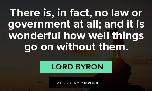 Positive Lord Byron quotes