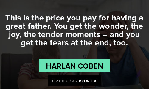loss of a father quotes from Harlan Coben