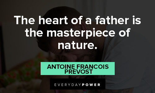 loss of a father quotes about nature