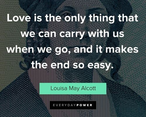 Random Louisa May Alcott quotes