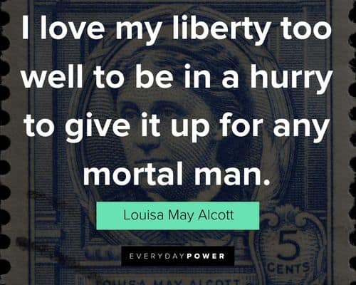 Short Louisa May Alcott quotes