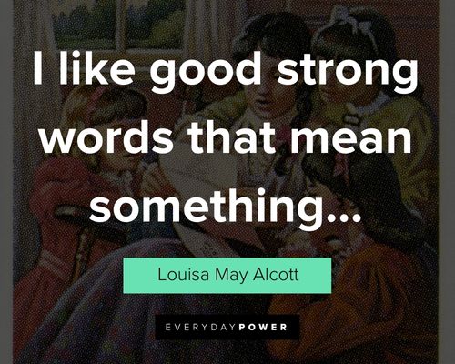 Best Louisa May Alcott quotes about books and reading
