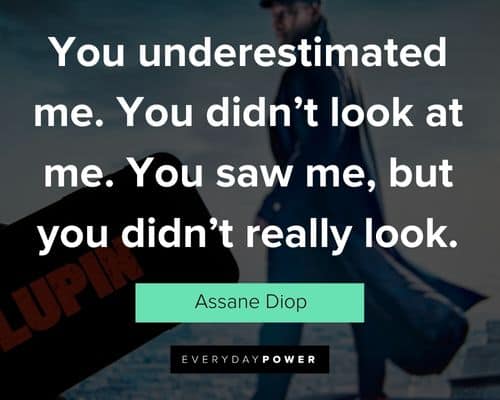 Lupin quotes by Assane Diop 