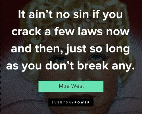 Mae West quotes