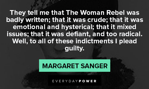 Margaret Sanger quotes