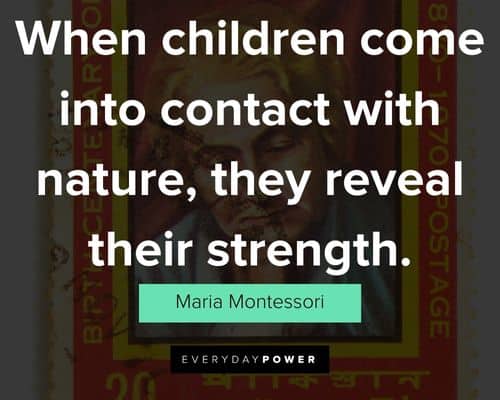 Short Maria Montessori quotes