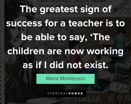 Inspirational Maria Montessori quotes