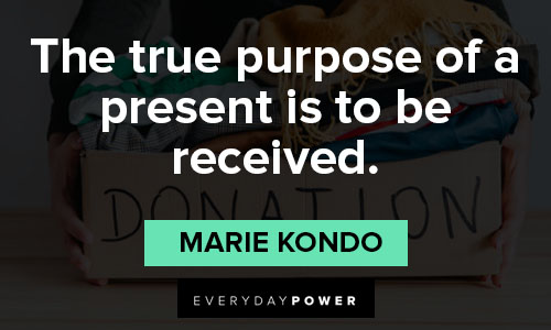 Inspirational Marie Kondo quotes