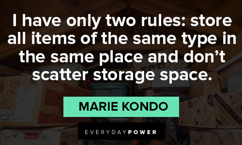 Marie Kondo quotes from Marie Kondo