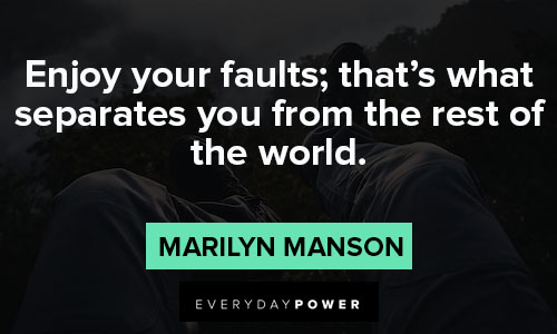 marilyn manson quotes about enjoy