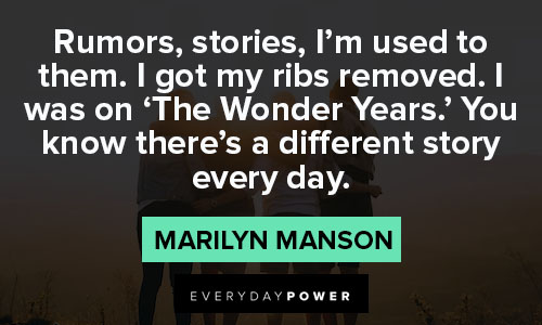 Wise marilyn manson quotes