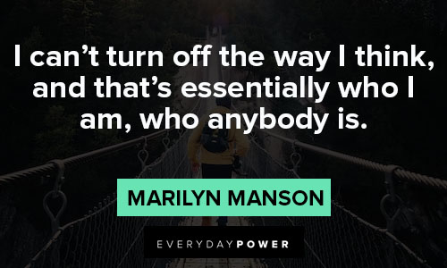 marilyn manson quotes from Marilyn Manson