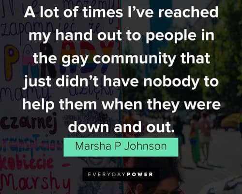 Random Marsha P Johnson quotes