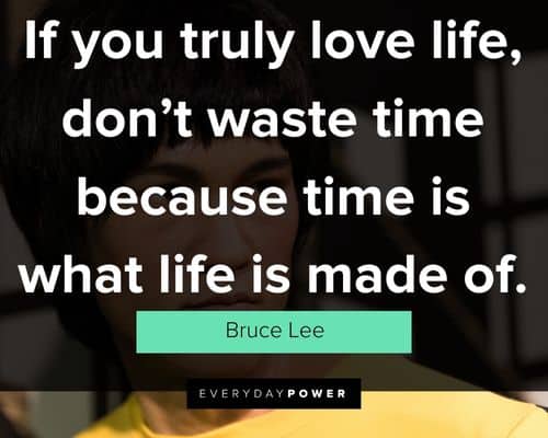 Taekwondo and martial arts quotes from Bruce Lee