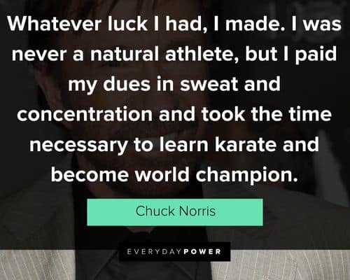 Martial arts quotes from Chuck Norris