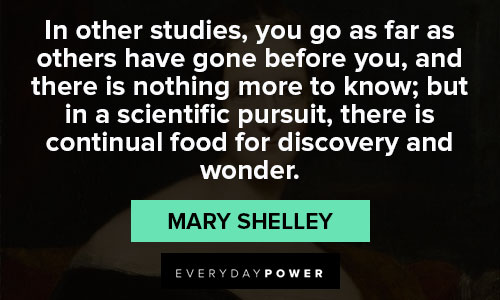 Mary Shelley quotes for Instagram