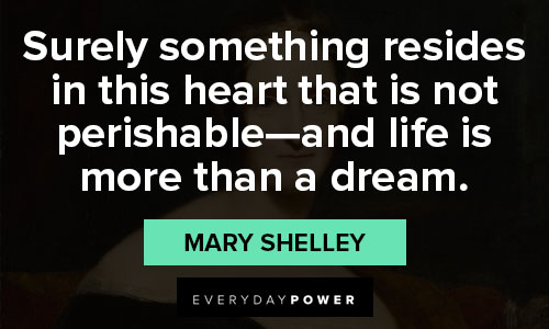 wish and Inspirational Mary Shelley quotes