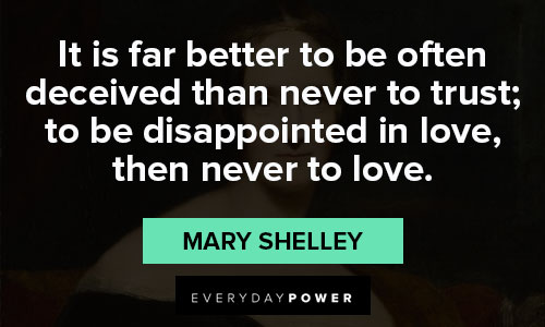 Favorite Mary Shelley quotes