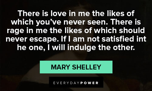 Cool Mary Shelley quotes