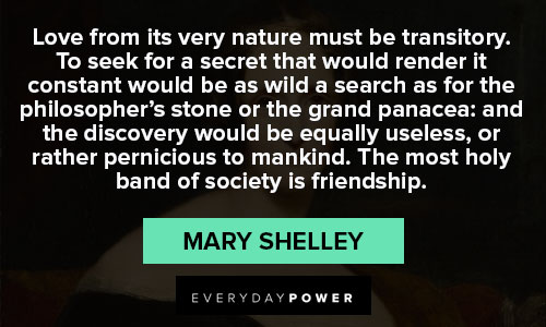 Top Mary Shelley quotes