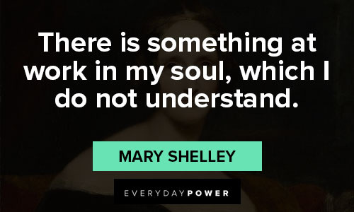 More Mary Shelley quotes