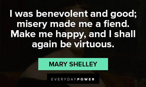 Relatable Mary Shelley quotes
