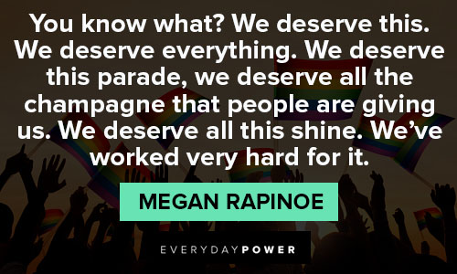 Megan Rapinoe quotes about equality