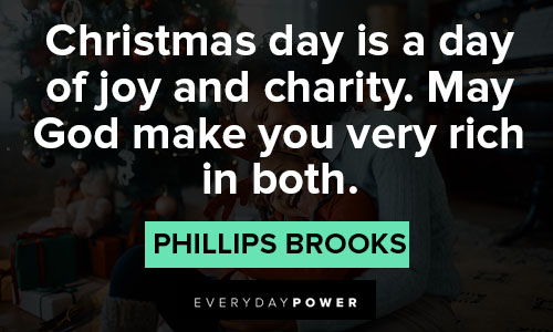 merry christmas quotes about joy and charity