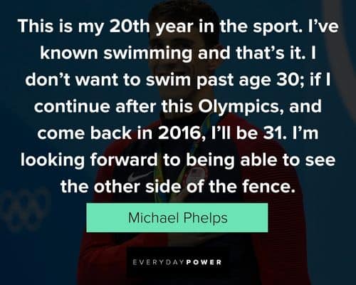 Short Michael Phelps Quotes