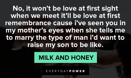 Milk and Honey quotes on love